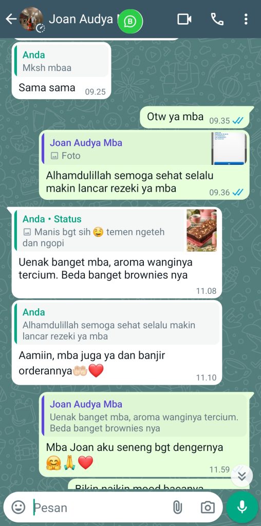 testimoni oleh oleh khas malang