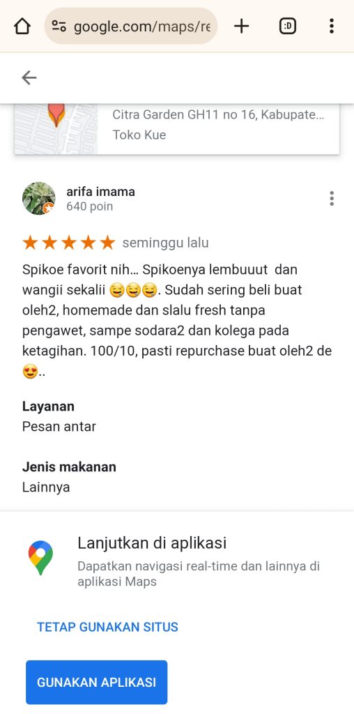 testimoni spikoe