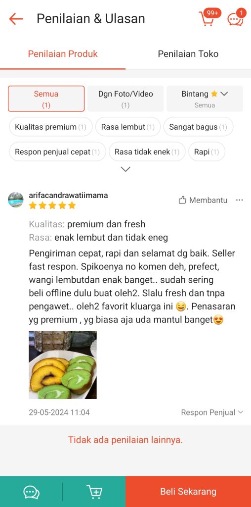 testimoni oleh-oleh khas malang